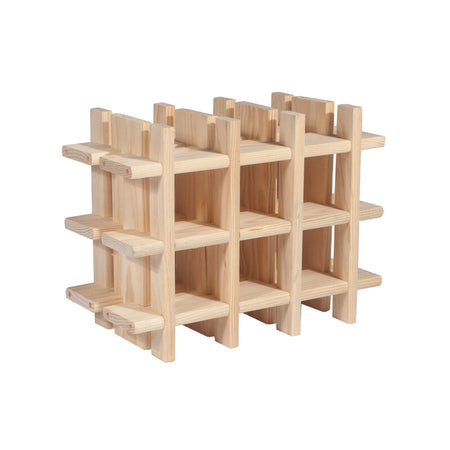 Portabottiglie Mod. Rioja Pino 9P Cm 43X22X32,5- 1,0 Pz