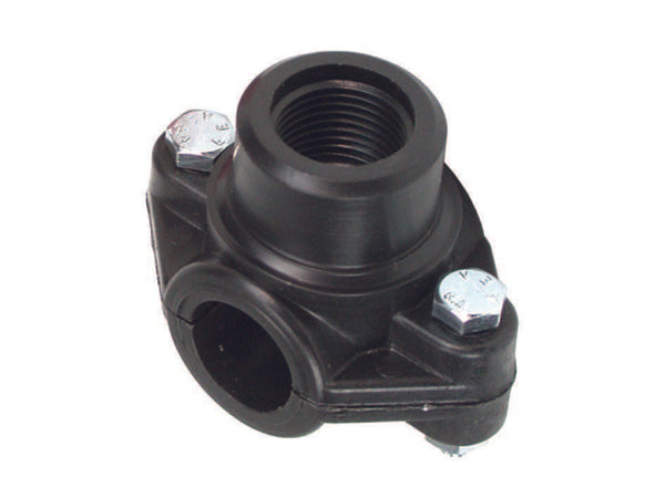 Presa A Staffa 2 Bulloni- - Ø Mm.20X F 1/2 - 10 Pezzi