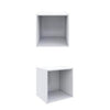 CUBO MENSOLA DA PARETE MURO CM.35X35X29 MODERNO SCANDI UFFICIO CAMERA