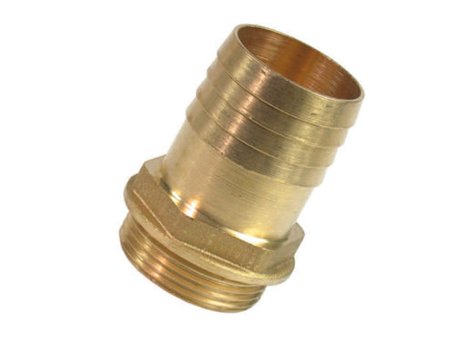 Raccordo Filettato E Portagomma In Ottone- - Filetto M 1 Portagomma Ø Mm.25 - 10 Pezzi