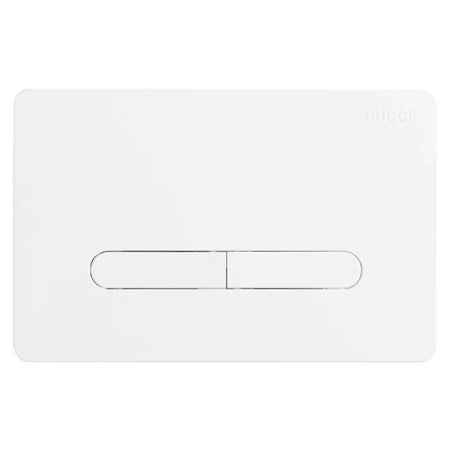 Placca 2 Tasti Modello Eco Tratto Bianca Pucciplast Srl