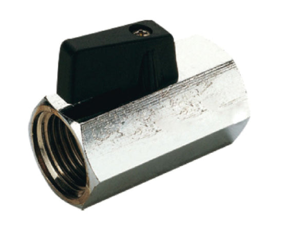 Valvola Arresto A Sfera Mignon In Ottone Con Leva Femmina Femmina 1/2 Tiemme Raccorderie Spa