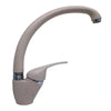 Rubinetto Miscelatore Monocomando Per Lavello Canna Alta Granito Beige 3/8 Porta & Bini Rubinetterie Snc