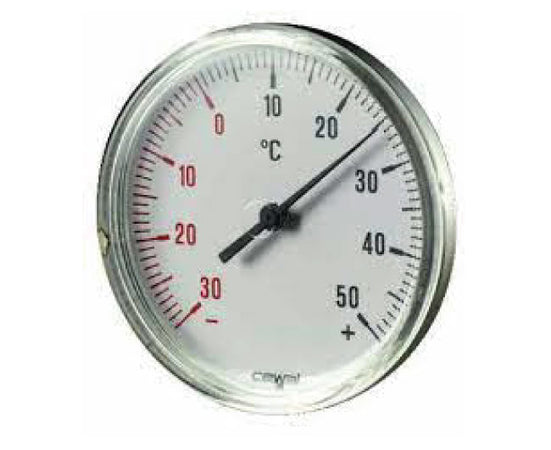 Termometro Corpo Inox Attacco Posteriore 0-60 Gradi Cewal Spa