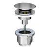 Piletta Click Clack Con Tappo In Ottone Cromato Con Vite Centrale 11/4 Idroweb