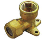 Raccordo Curvo Femmina Flangiato Con Ogiva In Ptfe Per Tubo Rame Modello 1200 1/2 Ø10 Tiemme Raccorderie Spa