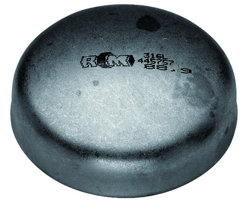 Fondello Bombato A Saldare In Acciaio Nero 6 Mm 168,3 Idroweb