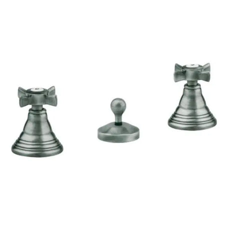 Batteria Rubinetto Bidet 3 Fori Serie Orientes Cromato Scarico 11/4 Rubinetterie Eurorama S.P.A.