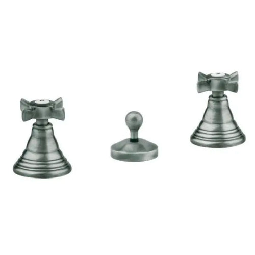 Batteria Rubinetto Bidet 3 Fori Serie Orientes Cromato Scarico 11/4 Rubinetterie Eurorama S.P.A.