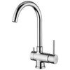 Rubinetto Miscelatore Monocomando Per Lavello A Tre Ingressi Acqua Depurata Serie Stick 3/8 Rubinetteria Paffoni Spa
