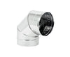 Curva 90 ° Monoparete Acciaio Inox Aisi 304 Ee ¸80 Sp 05 Mm Europrofil Srl