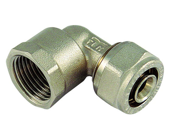 Raccordo Curvo Femmina Per Tubo Multistrato Modello Al-Cobrapex 1/2 Ø16 Tiemme Raccorderie Spa