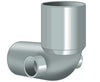 Curva Wc Con 2 Attacchi Laterali Ø 100X40X40 Idroweb