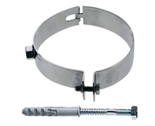 Collare Zincato Per Tubi Scarico Fumi Ø160 Oteraccordi S.P.A.