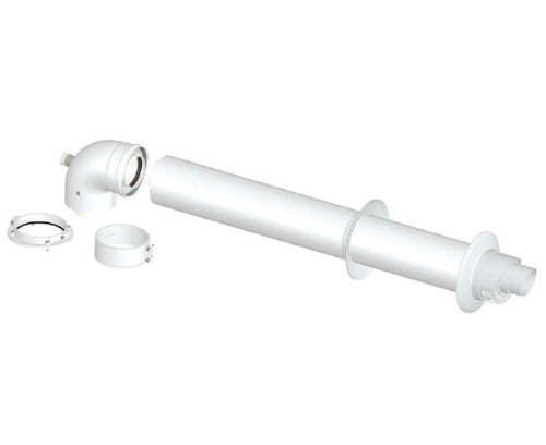 Kit Scarico Fumi Coassiale Universale Ø60/100 - 1 Mt Stabile S.P.A.