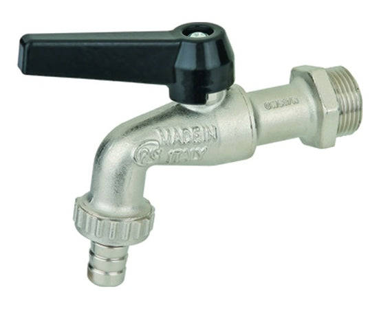 Rubinetto Portagomma A Sfera Con Leva 3/8 Valvosanitaria Bugatti S.P.A.