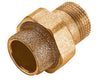 Bocchettone A Saldare Maschio Femmina In Bronzo Serie 4000 3/4 Ø18 Fra-Bo Spa