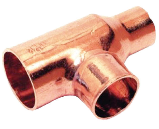 Raccordo A T Rame A Saldare Intermedio Ridotto Serie 5000 Ø18X14X18 Fra-Bo Spa