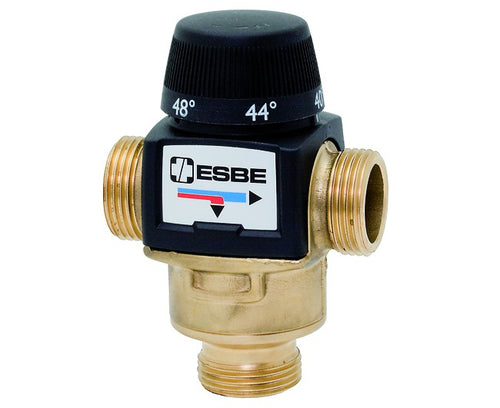 Valvola Deviatrice Termostatica A Tre Vie Taratura Variabile 1 Regolabile Da 42 ° - 52 °C Esbe Srl