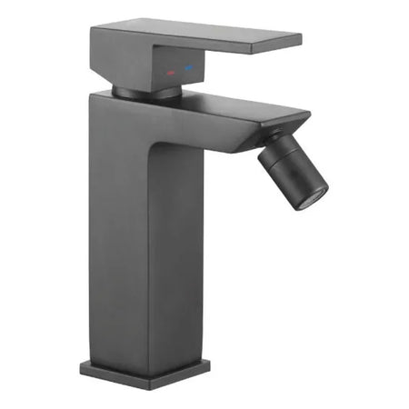 Rubinetto Miscelatore Monocomando Per Bidet Nero Opaco Serie Green 2.0 Nero Opaco Idroweb