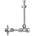 Rubinetto Doppia Cannetta In Ottone Cromato Per Cassette Wc 1/2X3/8Ø10 Luxor S.P.A.