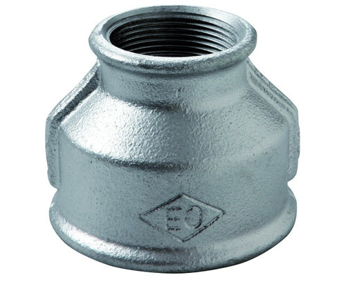 Raccordo Ridotto Femmina Femmina In Ghisa Malleabile Zincato 3/4X1/2 Georg Fisher