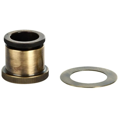 Raccordo Per Pulsante Di Scarico In Ottone Colorato Bronzato Porta & Bini Rubinetterie Snc