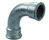 Raccordo Curvo 90 ° Femmina Femmina In Ghisa Malleabile Zincata 11/4 Georg Fisher
