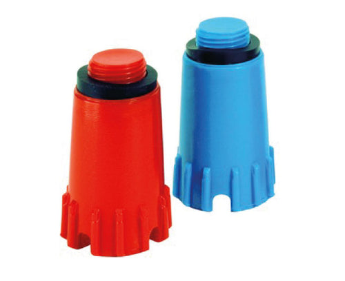 Tappi Rosso/Blu X Collaudo Impianti 1/2 Blu Idroweb