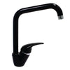 Rubinetto Miscelatore Monocomando Per Lavello Serie Pegaso Nero Lucido 3/8 Rubinetteria Paffoni Spa