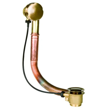 Colonna Scarico Vasca Automatico In Ottone Colorata Dorata C.G.S. Srl