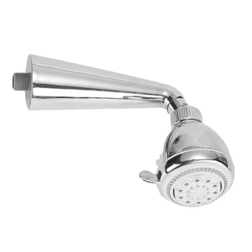 Braccio Con Soffione Tondo In Abs Modello Phone 1/2 5 Getti Idroweb