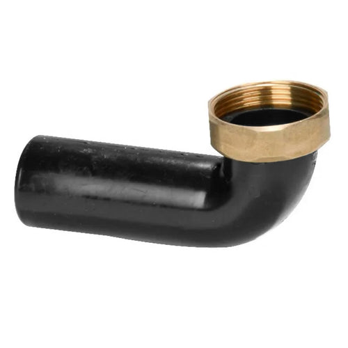 Codolo Curvo In Pehd Con Dado In Ottone 11/2Ø40 Idroweb