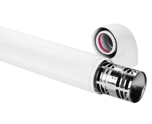 Kit Fumi Con Tubo E Curva Coassiale Ø60/100 Pucci Srl