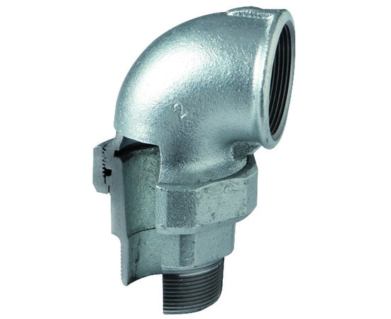 Raccordo Curvo A Bocchettone Maschio Femmina In Ghisa Malleabile Zincata 3/4 Georg Fisher