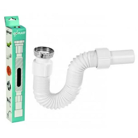 Sifone Per Scarico Flessibile Ed Estensibile Con Anima In Metallo 11/2Ø40 Idroweb
