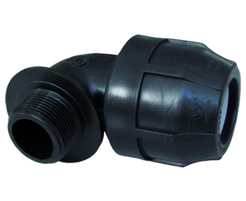 Gomito Polipropilene Maschio Ø25X3/4 Pn16 Nupigeco