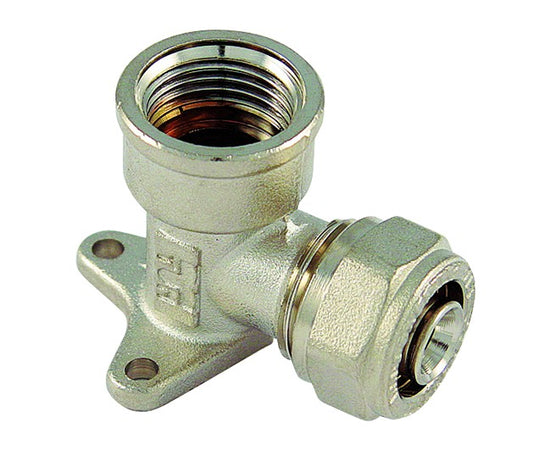 Raccordo Curvo Femmina Flangiato Per Tubo Multistrato Modello Al-Cobrapex 1/2 Ø16 Tiemme Raccorderie Spa