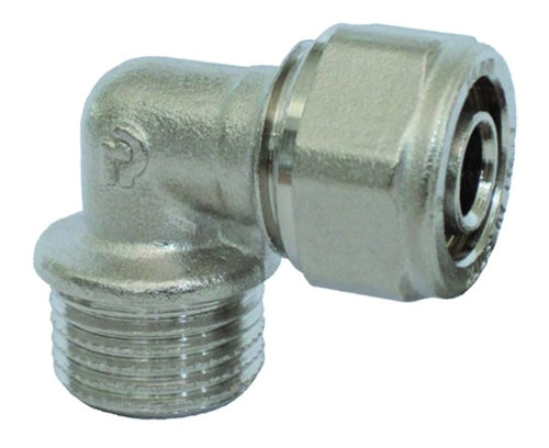 Raccordo Curvo Maschio Per Tubo Multistrato Completo Di Kit 1/2 Ø16 Pettinaroli