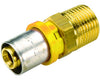 Raccordo Diritto Maschio Per Tubo Multistrato A Pressare Per Gas Modello Al-Cobrapex 3/4 Ø20 Tiemme Raccorderie Spa