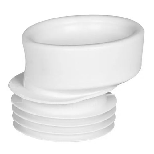 Manicotto Eccentrico Dritto In Gomma Bianca Per Vaso Ø90-110 Idroweb