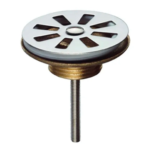 Piletta Per Zampilliera In Ottone Cromato 1 Porta & Bini Rubinetterie Snc