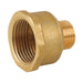 Raccordo Diritto Ridotto Maschio/Femmina In Ottone Giallo Serie 1500 F 3/8 X M 1/4 Pettinaroli