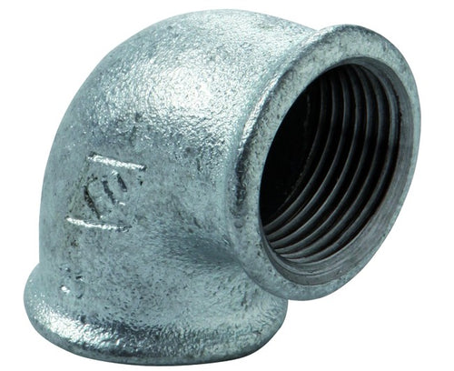 Raccordo Curvo Femmina Femmina In Ghisa Malleabile Zincata 3/8 Georg Fisher