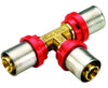 Raccordo A T Intermedio Ridotto Per Tubo Multistrato A Pressare Modello Al-Cobrapex Ø26X20X26 Tiemme Raccorderie Spa