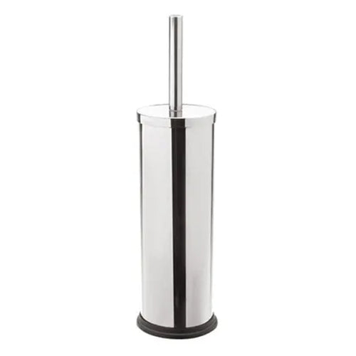 Portascopino D'Appoggio In Acciaio Cromato Dim. Cm(Lxpxh):Ø9,6Xø9,6X37 Cromato Brand Srl