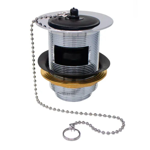 Piletta Lavatoio Sifonata In Ottone Cromato 11/4 Angeletti