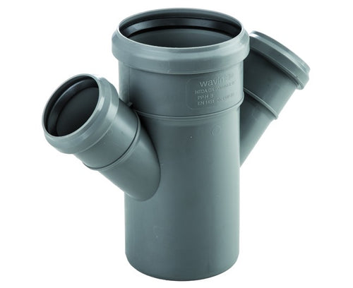 Braga Ridotta Doppia 45 ° Ad Innesto In Pp Con Guarnizione Serie Ed Tech Ee ¸90/50/50 Wavin Italia S.P.A.