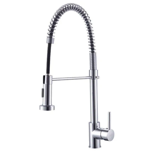 Rubinetto Miscelatore Monocomando Per Lavello Con Doccetta Estraibile Serie Bellatrix 3/8