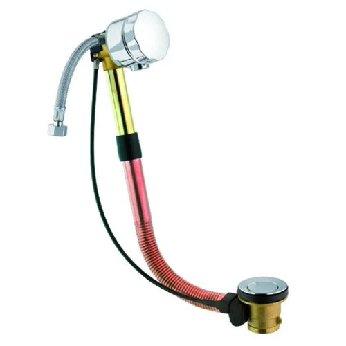 Colonna Vasca Con Scarico Automatico E Erogazione In Ottone Cromato C.G.S. Srl